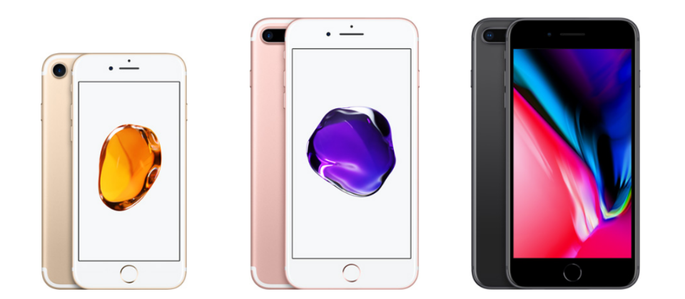 iPhone 7、8示意圖(圖片來源/蘋果)