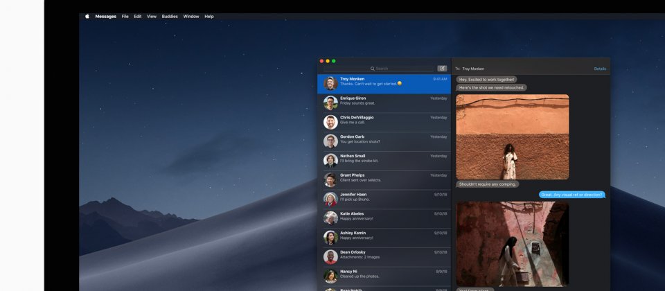 macOS 10.14提供了Dark Mode模式。