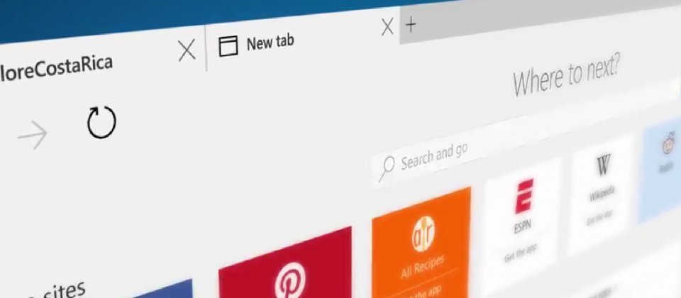 Microsoft Edge瀏覽器。示意圖,與新聞事件無關。
