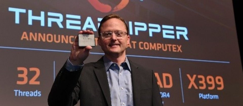 AMD在6月Computex曾展示高階桌上型處理器Ryzen Threadripper。