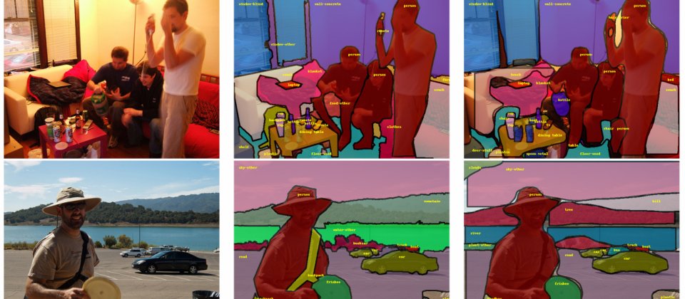 最左邊一行為原始影像,中間一行為手動標註結果,最右一行為採用機器學習的流體標註結果。