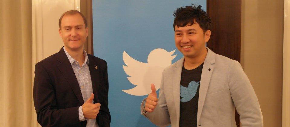 Twitter新興市場銷售總監Peter Greenberger(左)與Twitter大中華區商務總監Alan Lan(右)來台分享廣告策略佈局。