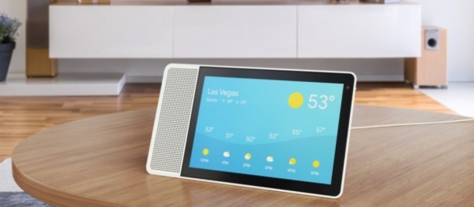 聯想將推出的智慧顯示器,搭載了Google Assistant語音助理。
