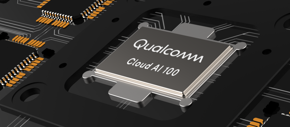 高通發布最新款AI處理器Cloud AI 100,每秒可執行100兆次浮點運算(TOPs),比傳統FPGA處理器的推論速度快上10倍。
