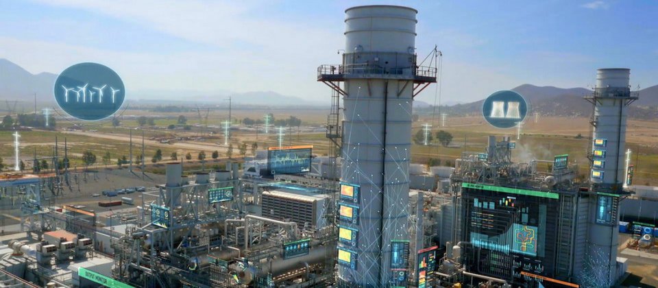 GE公開展示在南加州工廠內一組蒸器渦輪發動機上使用的智慧工廠新應用,稱之為Digital Twins,能搭配微軟AR眼境HoloLens的方式,讓技術人員能透過真實與虛擬交疊的方式,直接查看機器內部構造元件,而不需要真的動手拆解機器設備,就能進行設備的保養和檢修。