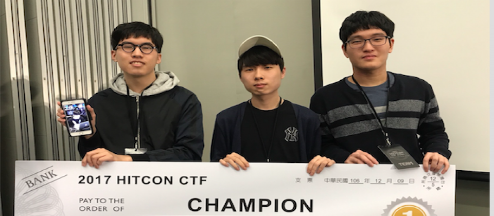 來自韓國的Cykorkinesis駭客隊伍今年第三度獲得HITCON CTF冠軍,第二名則是來自俄羅斯的LC↯BC,第三名是德國的Eat Sleep Pwn Repeat。