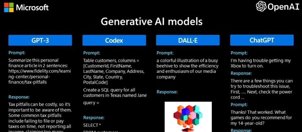 Azure OpenAI是一個提供企業存取OpenAI大型生成式AI模型REST API能力的服務,先前已經有DALL-E、GPT-3、Codex等模型的API選項,近日則新增了ChatGPT模型的API。