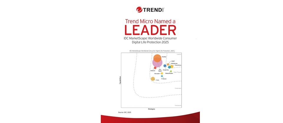 趨勢科技獲IDC MarketScape評選為全球消費者數位生活防護(Worldwide Consumer Digital Life Protection)領導者