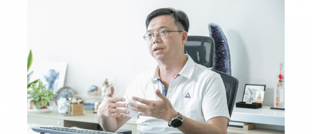 台灣人壽理賠部部長藍東義。(攝影/洪政偉)