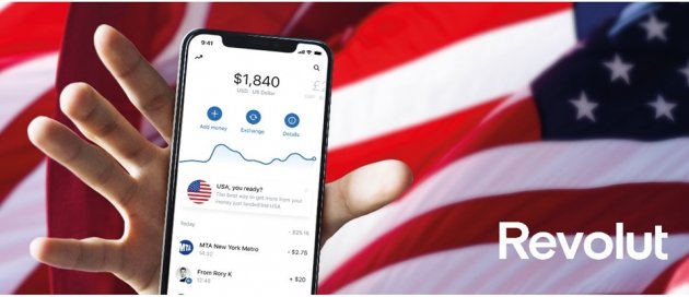 英國純網銀Revolut正式進軍美國市場。(圖片來源/Revolut)