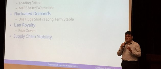 麗臺科技事業處總經理莊宸銘提到,除非挖礦行業的需求與成長穩定,否則包括華碩、微星、技嘉等顯示卡代工生產廠商若要進到挖礦市場,都要擔憂顯示卡的需求是否能延續。