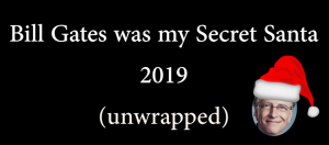 這名幸運收到比爾蓋茲聖誕禮物的網友,在YouTube貼上開箱影片(https://www.youtube.com/watch?v=nwTUiFKVJuQ)。Bill Gates's Photo by TNS Sofres on flickr (https://bit.ly/2SwCgXc, CC BY 2.0)