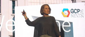 Google雲端事業資深副總裁Diane Greene在座談時提到,「我們不介意買下他們(GitHub),但(被微軟買走了)沒關係。」資料照片