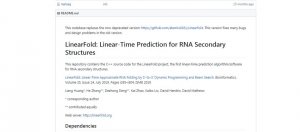 百度開源LinearFold演算法,可大幅加快RNA病毒二級結構的預測時間,在實際應用上,從原本所需的55分鐘縮短為27秒。