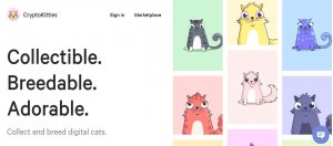 CryptoKitties。