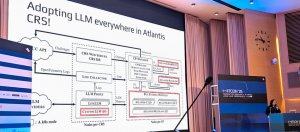AIxCC競賽冠軍隊伍Team Atlanta成員Andrew Chin現身HITCON 2025,闡釋團隊參賽歷程與經驗。攝影/羅正漢