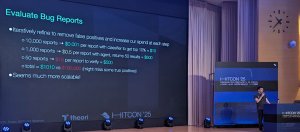 AIxCC競賽季軍隊伍Theori共同領隊Tyler Nighswander現身HITCON 2025,暢談其參賽歷程與經驗。攝影/羅正漢