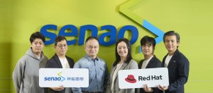 神腦國際善用 Ansible 自動化帳號盤點,稽核效率提升至少十倍。由左至右為:神腦國際系統可靠度維運課副理梁家齊、神腦國際基礎架構維運處經理葉韋廷、神腦國際資訊技術發展部協理吳昌訓、Red Hat 台灣區總經理孫媛音、Red Hat 業務副總經理陳蔚華 、Red Hat 業務協理王榕朗。