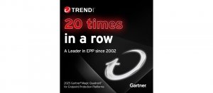 趨勢科技連續第20次榮獲Gartner Magic Quadrant端點防護平台神奇象限領導者