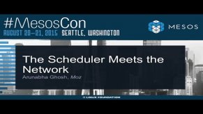 Embedded thumbnail for The Scheduler Meets the Network