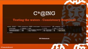 Embedded thumbnail for Apache Cassandra at ING — Testing the Waters – Consistency Required!