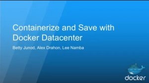 Embedded thumbnail for Containerize Existing Apps to Save Money, with Docker