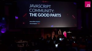 Embedded thumbnail for JavaScript Community: The Good Parts | JSConf EU 2015