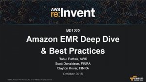 Embedded thumbnail for AWS re:Invent 2015 | (BDT305) Amazon EMR Deep Dive and Best Practices