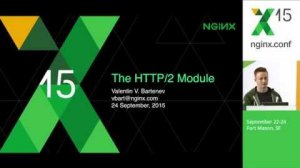 Embedded thumbnail for The HTTP/2 Module in NGINX