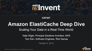 Embedded thumbnail for AWS re:Invent 2015 | (DAT407) Amazon ElastiCache: Deep Dive
