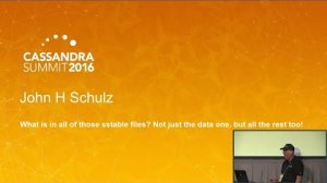 Embedded thumbnail for What is in All of Those SSTable Files (John Schulz, The Pythian Group) | Cassandra Summit 2016