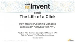 Embedded thumbnail for AWS re:Invent 2015 | (BDT306) How Hearst Publishing Manages Clickstream Analytics with AWS