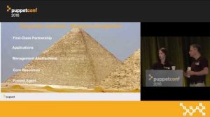 Embedded thumbnail for Puppet Enterprise Roadmap and How to Succeed With It – Susannah Axelrod &amp;amp; Lindsey Smith