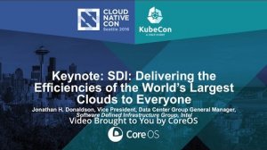 Embedded thumbnail for Keynote: SDI: Delivering the Efficiencies of the World’s Largest Clouds to Everyone
