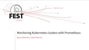 Embedded thumbnail for Monitoring Kubernates clusters with Prometheus