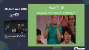 Embedded thumbnail for Modern Web 2016 - Universal Angular 2 in FinTech