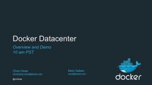 Embedded thumbnail for Docker Datacenter Demo - 10/18/16