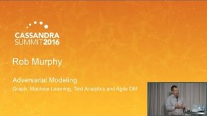 Embedded thumbnail for DataStax | Adversarial Modeling for Identity Fraud (Rob Murphy) | Cassandra Summit 2016