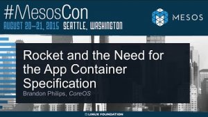 Embedded thumbnail for Rocket and the Need for the App Container Specification