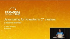 Embedded thumbnail for Lessons Learned on Java Tuning for Our Cassandra Clusters (Carlos Monroy, Knewton) | C* Summit 2016