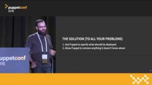 Embedded thumbnail for Deconfiguration Management: Making Puppet Clean Up Its Own Mess – Josh Snyder at PuppetConf 2016