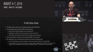 Embedded thumbnail for DEF CON 24 - Grant Bugher - Bypassing Captive Portals and Limited Networks