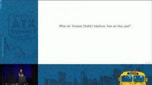 Embedded thumbnail for Tempest Stable Interfaces for OpenStack Integration Testing