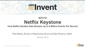 Embedded thumbnail for AWS re:Invent 2015 | (BDT318) Netflix Handles Data Streams Up to 8 Million Events/Second