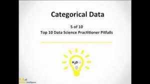 Embedded thumbnail for Top 10 Data Science Practitioner Pitfalls