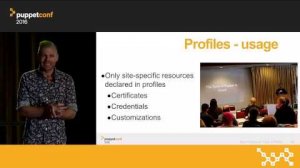 Embedded thumbnail for Puppet Best Practices: Roles &amp;amp; Profiles – Gary Larizza at PuppetConf 2016