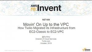 Embedded thumbnail for AWS re:Invent 2015 | (NET409) How Twilio Migrated Its Services from EC2-Classic to EC2-VPC