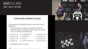 Embedded thumbnail for DEF CON 24 - Joshua Drake, Steve Christey Coley - Vulnerabilities 101