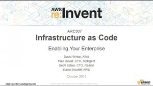 Embedded thumbnail for AWS re:Invent 2015 | (ARC307) Infrastructure as Code