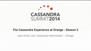 Embedded thumbnail for Orange: The Cassandra Experience at Orange — Season 2